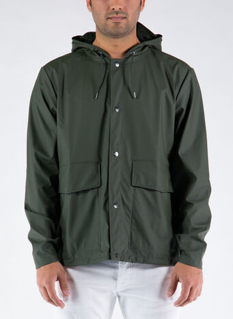 GIUBBOTTO SHORT HOODED, 03GREEN, small