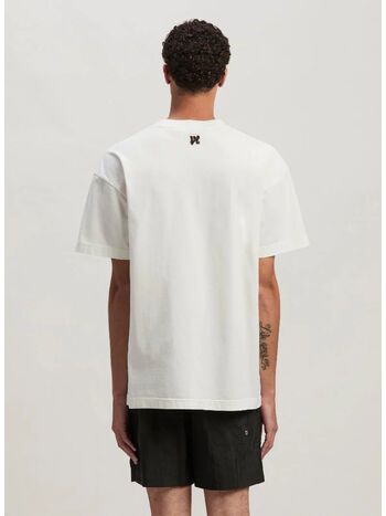 T-SHIRT BURNING MONOGRAM, 0376 OFF WHITE GOLD, small