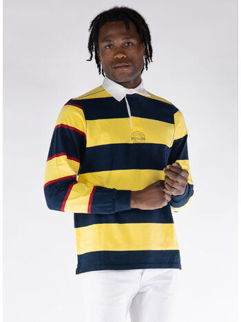 POLO STRIPED LOGO RUGBY SWEAT, SNAPDRAGON, small