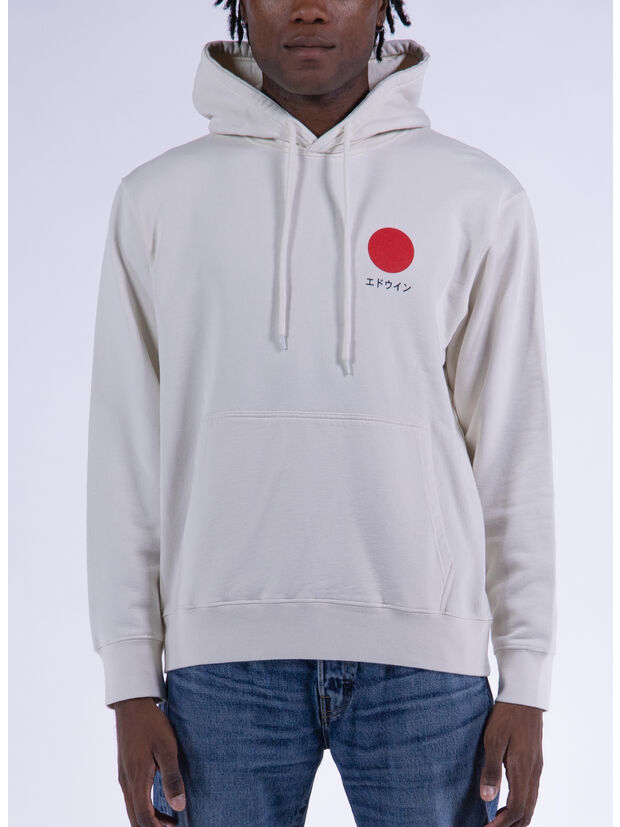 FELPA HOODIE JAPANESE SUN, WHW.67 WHISPER WHITE, large