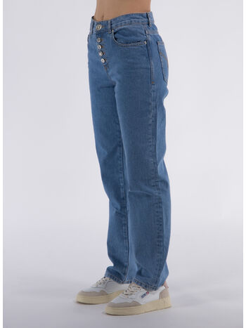 JEANS SKINNY 5 TASCHE MEDIUM DENIM, A1295, small