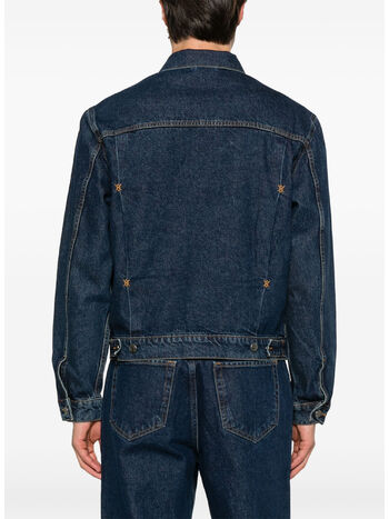 GIACCA BOMI IN DENIM, BLUE, small