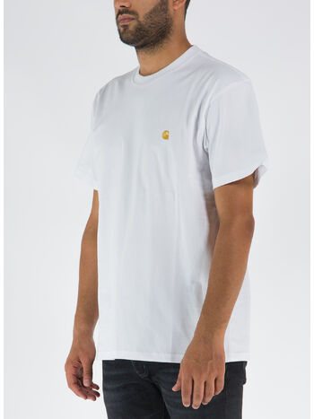 T-SHIRT CHASE, 00RXX WHITE/GOLD, small