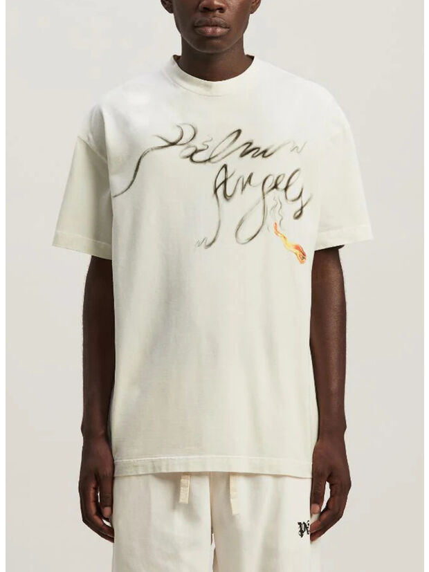 T-SHIRT FOGGY, 0310 OFF WHITE BLACK, large