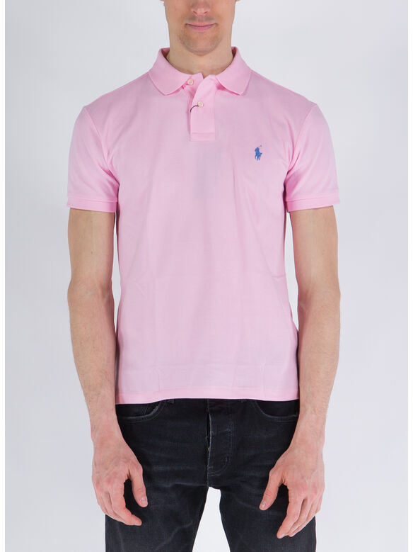 POLO A MANICHE CORTE, CARMEL PINK, medium