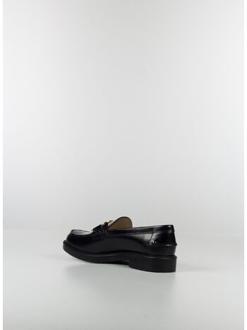 SCARPA MOCASSINO IN PELLE, B999 NERO, small