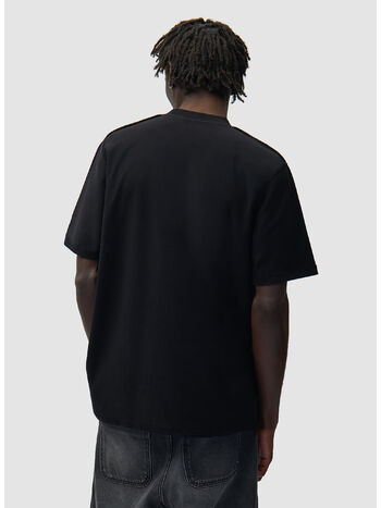 T-SHIRT REVERSIBLE LABEL, 1 BLACK, small