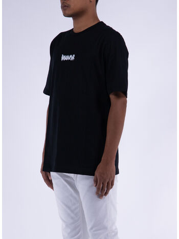 T-SHIRT CON STAMPA, NERO, small