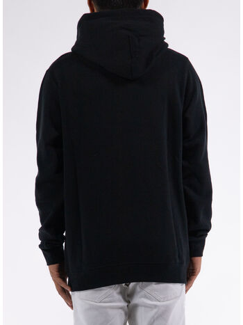 FELPA HOODIE FILOU, 01 BLACK, small