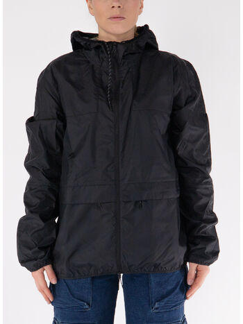 GIACCA A VENTO FULL ZIP UNISEX, H8NK NYLON BLACK, small