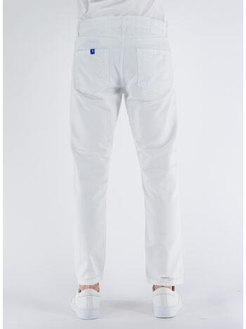JEANS DESTROYED WHITE DENIM, W22 WHITE, small