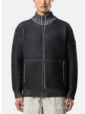 CARDIGAN CON ZIP E STAMPA SUBLIMATICA, V0061 PEARL GREY, thumb