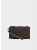 PORTAFOGLI JET SET WRISTLET, 200 BROWN, thumb