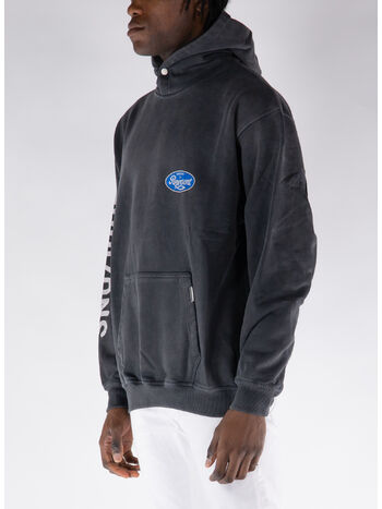 FELPA HOODIE CLASSIC PARTS, 444 AGED BLACK, small