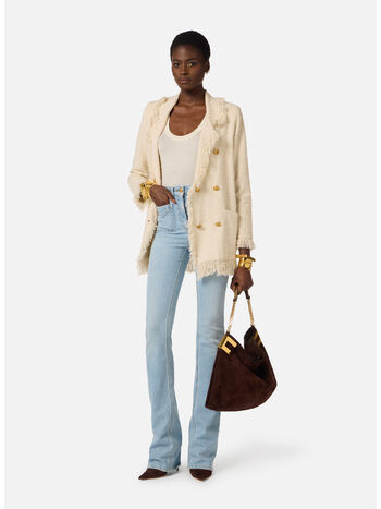 JEANS A ZAMPETTA CON TASCHINI, 192 LIGHT BLUE, small