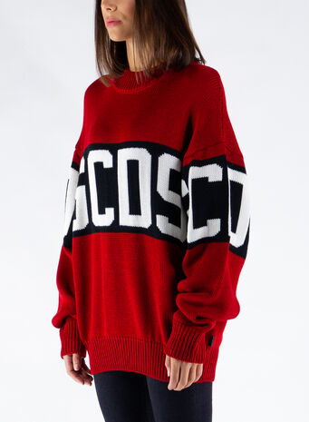 MAGLIONE LOGO, RED, small