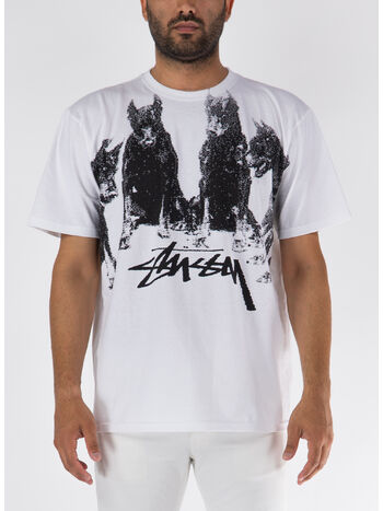 T-SHIRT DOBERMANS, WHITE, small