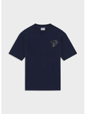 T-SHIRT SLOGAN ESQUISSE, NY NAVY, thumb