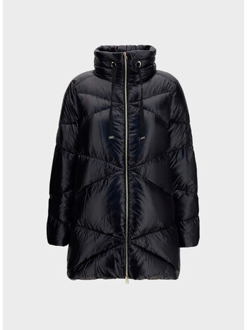GIUBBOTTO QUILTED DRAWSTRING-HOOD, 9300 NERO, small