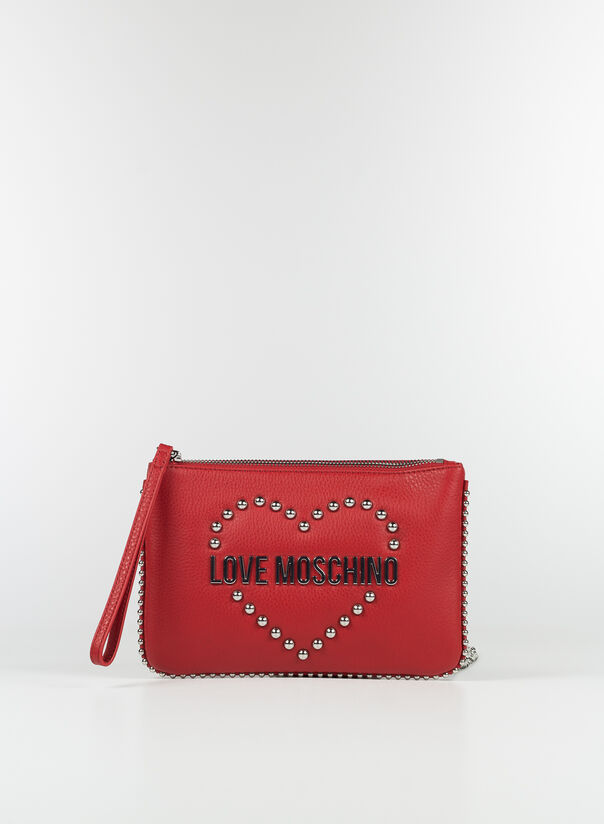 POCHETTE CON LOGO LOVE MOSCHINO, 500, large