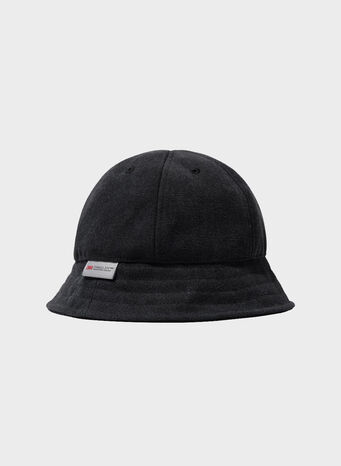 CAPPELLO THINSULATE CANVAS BELL HAT, BLACK, small