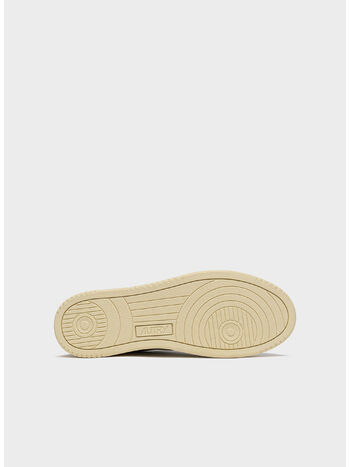 SCARPA MEDALIST LOW IN SUEDE E PELLE CON LETTERING, MA10 MATCH/SUEDE WHT/RED, small