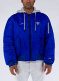 CROSS BOMBER HOODIE, 4572BLUESILVER, thumb