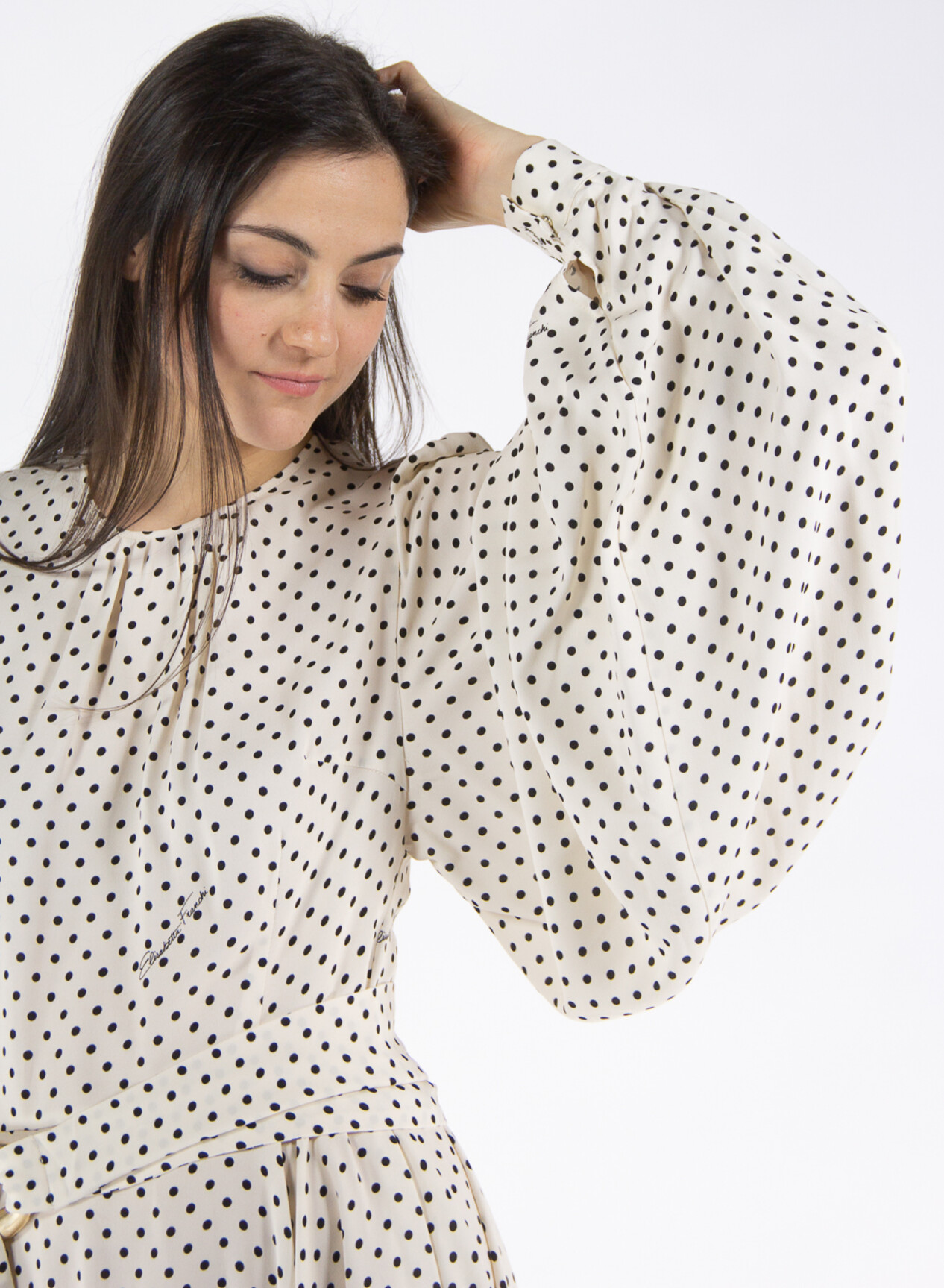 Abito a pois elisabetta best sale franchi