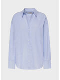 CAMICIA CRISTAL, 00809L COTTON STRIPES MICRO V FOLLOW 31 EMB, thumb