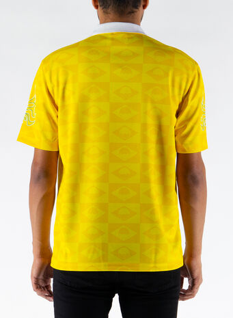 T-SHIRT BRAZIL JERSEY, YELLOW, small