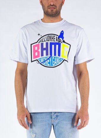 T-SHIRT CON STAMPA, 001BIANCO, small