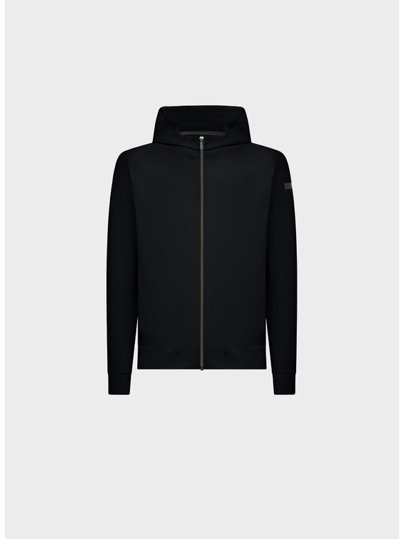 FELPA FULL ZIP SURFLEX HOOD FLEECE, 60 BLUE BLACK, medium