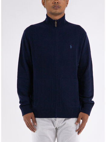 CARDIGAN FULL ZIP, HUNTER NAVY, small