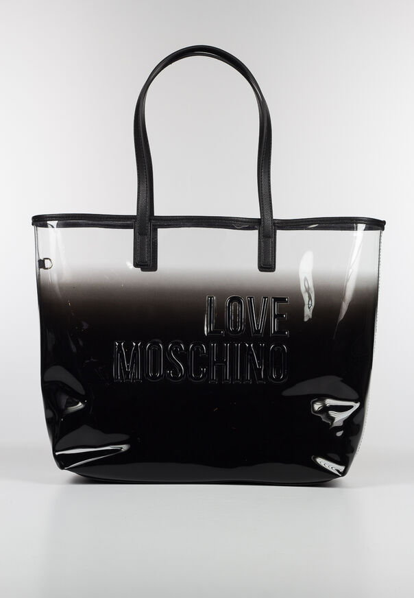 Borsa trasparente best sale nera