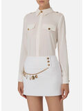 CAMICIA IN VISCOSA CON TASCHE, 193 BURRO, thumb