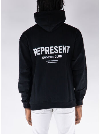 FELPA HOODIE REPRESENT OWNERS CLUB, 01 BLACK, small