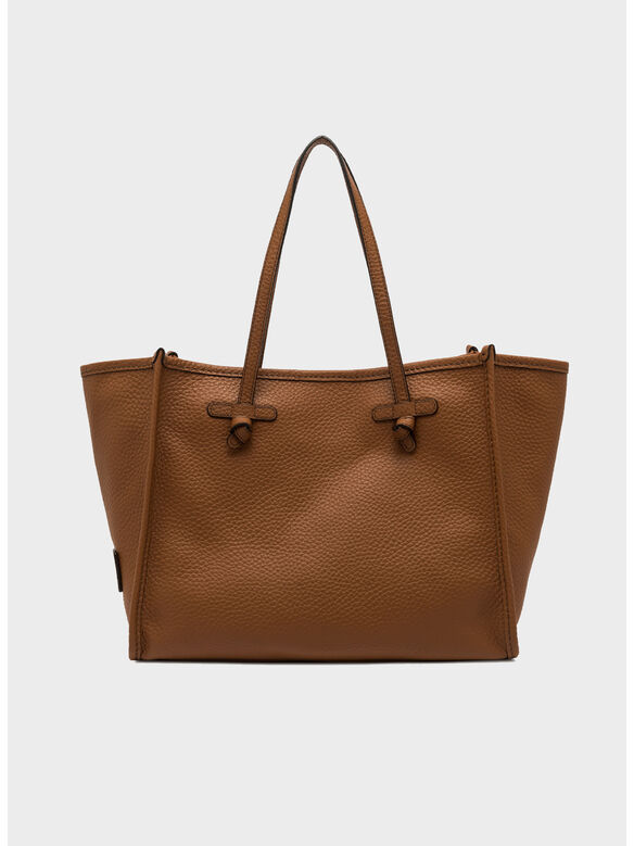 BORSA TOTE IN PELLE, 206 CUOIO, medium
