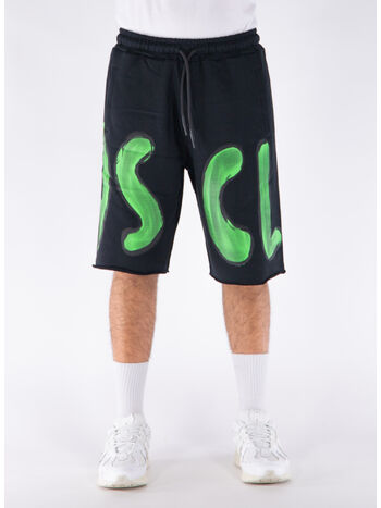 SHORTS BIG LOGO, NERO, small