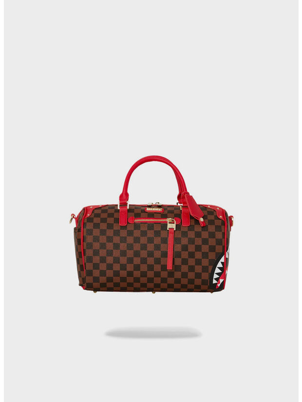 BORSA DUFFLE RED SHARKS IN PARIS BOX MINI, SHARKS IN PARIS, large