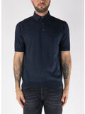 POLO IN MAGLIA A MANICHE CORTE, U890, thumb