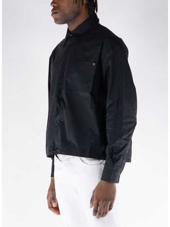 CAMICIA IN POPELINE, 110 BLACK, small
