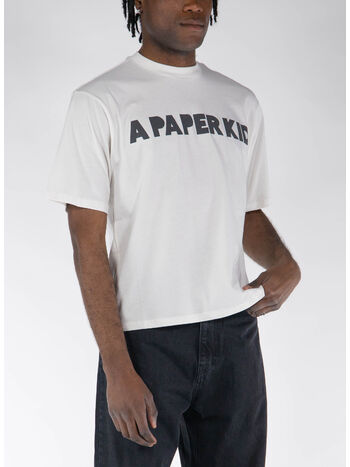 T-SHIRT CON STAMPA, 013 CREAM, small