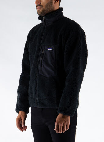 GIACCA RETRO FLEECE, BOB/BLACK, small