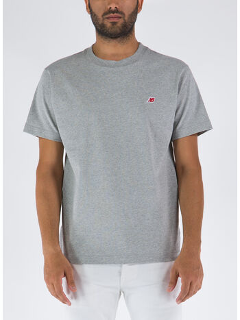 T-SHIRT MADE IN USA, ATHLETIC GREY, small