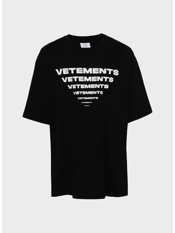 T-SHIRT PYRAMID LOGO, BLACK, small