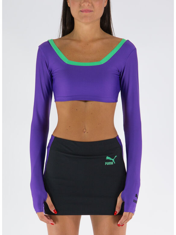 TOP A MANICHE LUNGHE PUMA x DUA LIPA, 90 ROYAL PURPLE, medium