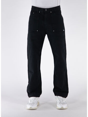 JEANS CANVAS, BLACK, small