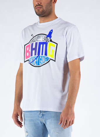 T-SHIRT CON STAMPA, 001BIANCO, small