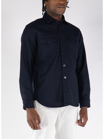 CAMICIA HEAVY WEIGHT, NAVY, small