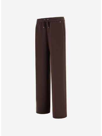 PANTALONE IN TESSUTO, 8800 MARRONE SCURO, small